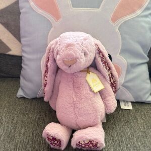 Jellycat Thistlepop Blossom Luxe Lilac Bunny Plush NWT